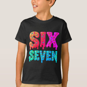 Six Seven Meme 67 Srts Jersey For Boys Girls Kids  T-Shirt