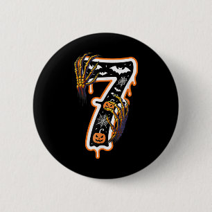 Six Seven Meme 6 7 67 Halloween Thanksgiving Coupl 2 Inch Round Button