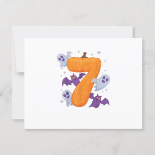 Six Seven Meme 6 7 Halloween Costume Couple RSVP Card