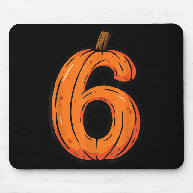 Six Seven Meme 6 7 Halloween Funny Costume Matchin Mouse Pad (Front)