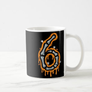 Six Seven Meme 6 7 Skeleton Halloween Costume Coup Coffee Mug