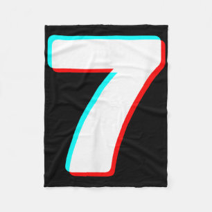 Six Seven Meme 7 Costume Halloween Couples Matchin Fleece Blanket