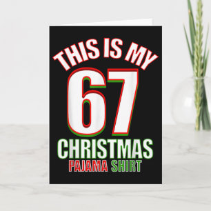 Six Seven Meme  Card