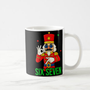 Six Seven Meme Funny Holiday Toy Soldier Coffee Mug