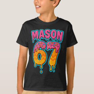 Six Seven Meme Mason 67 Ice Cream Drip Funny (on B T-Shirt