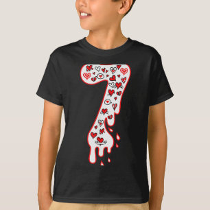 Six Seven Meme Number 7 Couples Matching Valentine T-Shirt