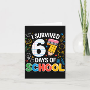 Six Seven Meme Survived 67 Days Of School Student  Card