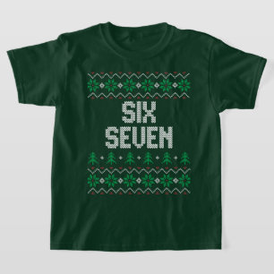 Six Seven Meme Sweat-shirt de Noël laid Pullover D