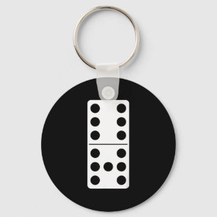 Six Seven On A Domino Clever Humor 6 7 Meme Mens W Keychain
