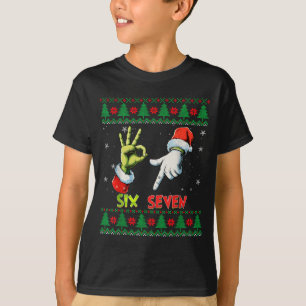 Six Seven Skeleton Meme Christmas Ugly Sweater 67 