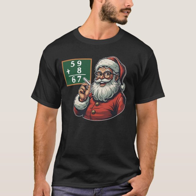 Six Seven Smart Santa T-Shirt (Front)