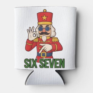 Six Seven Snowman Christmas Nutcracker 6 7 Xmas  Can Cooler