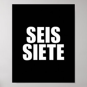 Six Seven Spanish  Poster