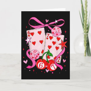 Six Seven Valentine Cards Dice 6 7 Funny Coquette