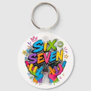 SIX SEVEN VIBES KEYCHAIN