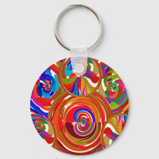 Six Sigma Circles - Reiki Colour Therapy Plates V8 Keychain