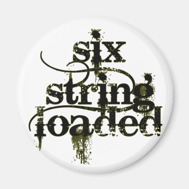 Six String Loaded Magnet (Front)