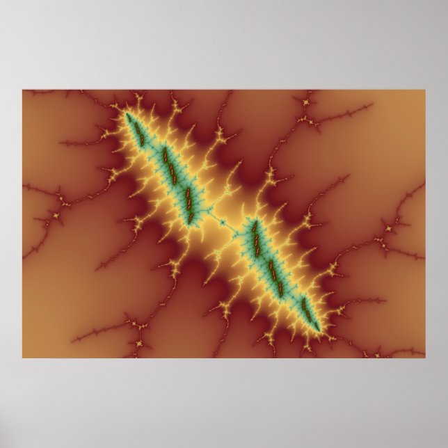 Six Stripes - Poster Fractal (Devant)