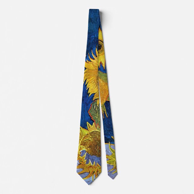 Six Sunflowers, Van Gogh Tie (Front)