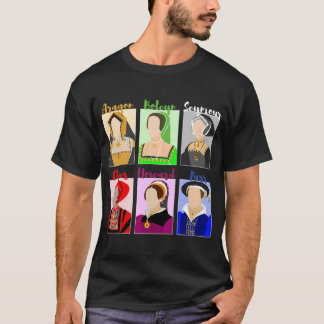 Six The Musical - Queens Vintage Portraits T-Shirt