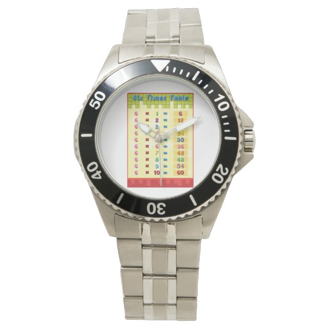 Six Times Table Watch (Front)