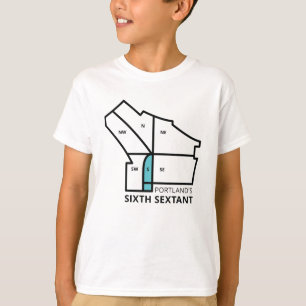 Sixième T-Shirt sextant de Portland