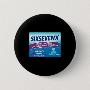 Sixsevenx Relief From Meme Numbers Parody Teacher 2 Inch Round Button