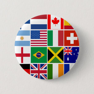 Sixteen Flags of Many Nations T-shirts, Mugs, More 2 Inch Round Button