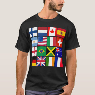 Sixteen Flags of Many Nations T-shirts, Mugs, More T-Shirt