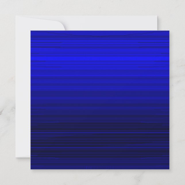 Sixteen Shades of Blue Invitations (Front)