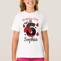 Sixth Birthday ladybug 6 | custom designs