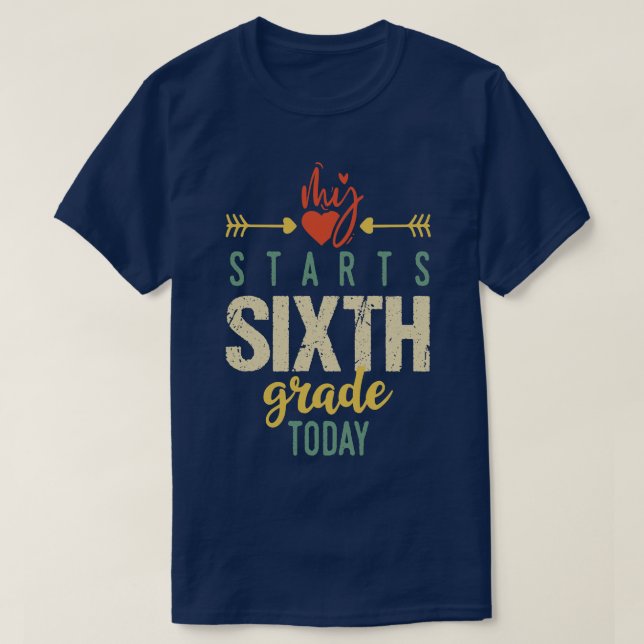 Sixth grade T-Shirt (Design Front)