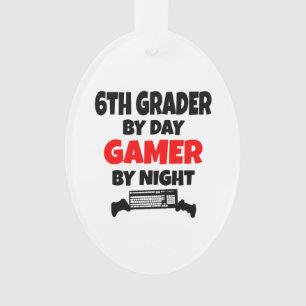 Sixth Grader Gamer Ornament