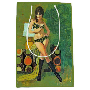 Sixties chick medium gift bag