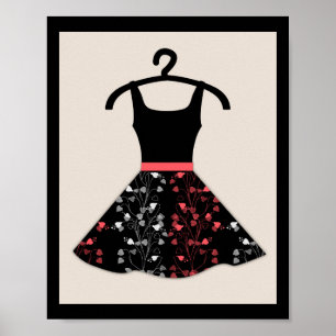 Sixties, dress poster