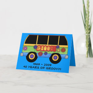 Sixties Nostalgia Greeting Card