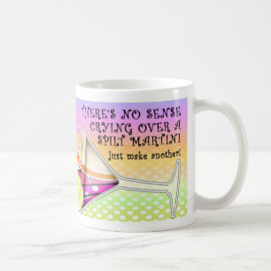 SIXTIES POP ART STYLE MARTINI COFFEE MUG