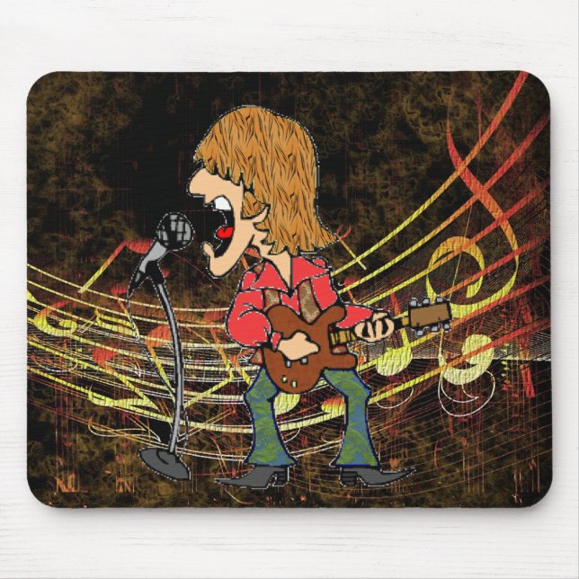 Sixties Rocker Mouse Pad (Front)
