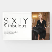 Sixty and Fabulous Photo 50th Birthday Party