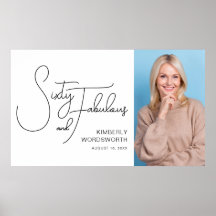 Sixty and Fabulous Photo 60th Birthday Party