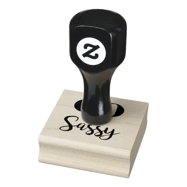 Sixty And Sassy 60th Birthday Rubber Stamp (Stamp)