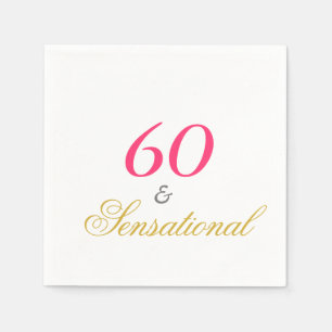 Sixty and Sensational Napkin