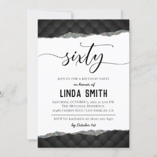 Sixty Diamond Birthday Invitation