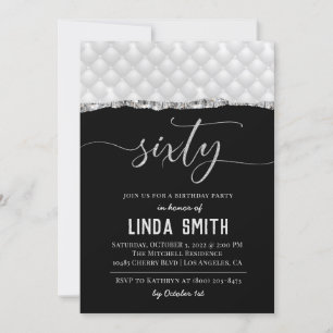 Sixty Diamond Birthday Invitation