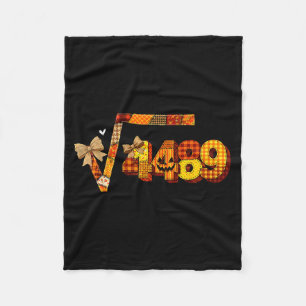 Sixty Seven 67 Meme Square Root 4489 Slang Math Te Fleece Blanket