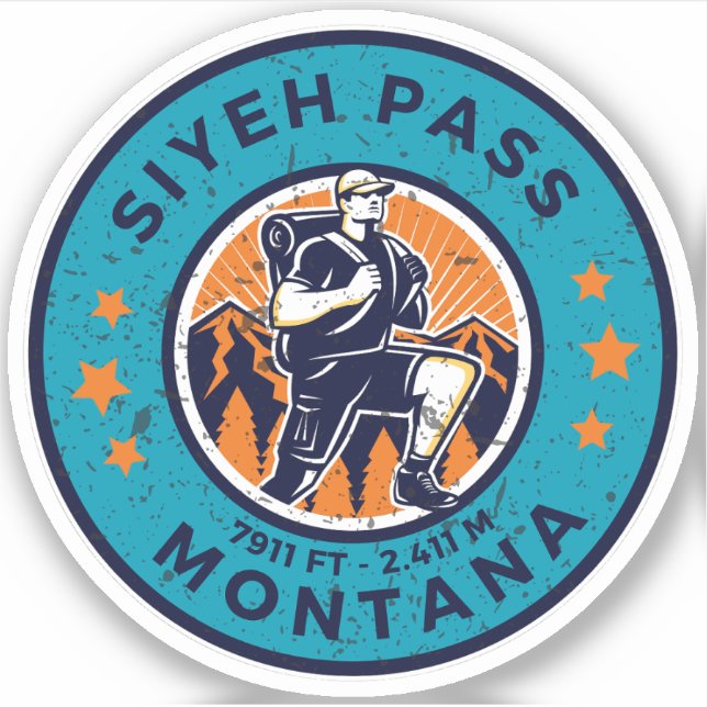 Siyeh pass montana hiking trails (Front)