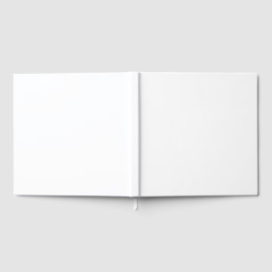 Size: 12" x 12", NullValue, Paper: Blank White 70 Guest Book