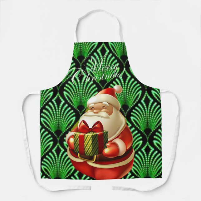 Size All-Over Print Apron Large 27"x34 Whether you (Front)