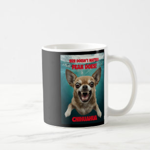 Size Doesn't ...fear Does! Sticker  Coffee Mug