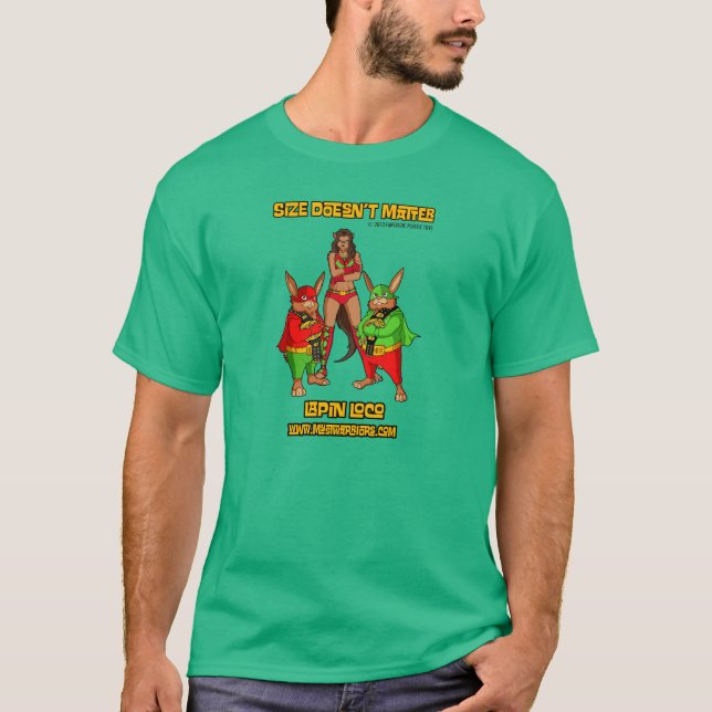 Size doesn't matter - Lapin Loco T-Shirt (Front)